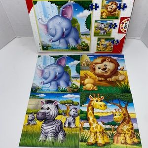 Puzzle Set For 4 Pieces